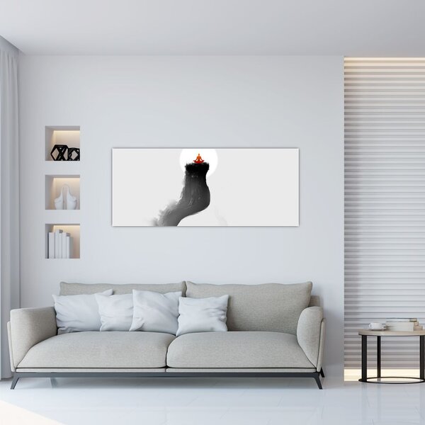 Slika - Meditacija na vrhu (120x50 cm)