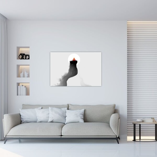 Slika - Meditacija na vrhu (90x60 cm)