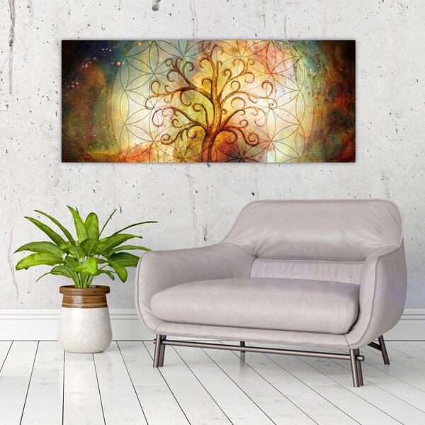 Apstraktna slika stabla (120x50 cm)