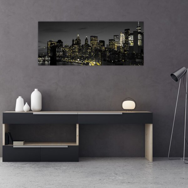 Slika noćne metropole (120x50 cm)