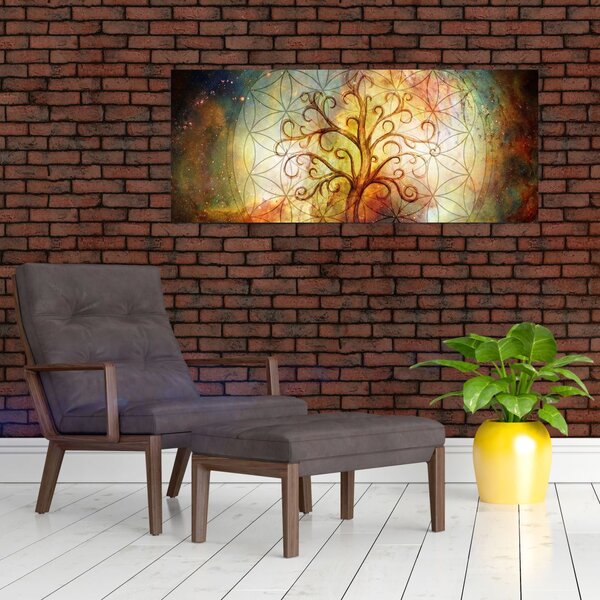 Apstraktna slika stabla (120x50 cm)