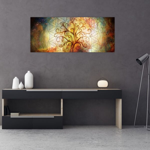 Apstraktna slika stabla (120x50 cm)