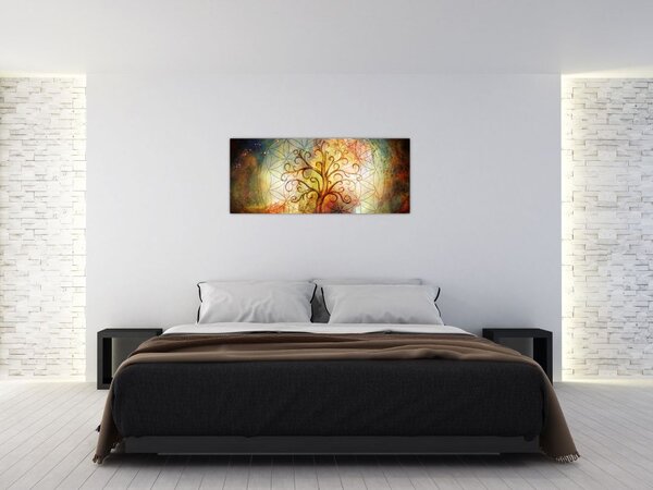 Apstraktna slika stabla (120x50 cm)