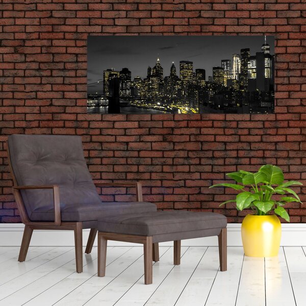 Slika noćne metropole (120x50 cm)