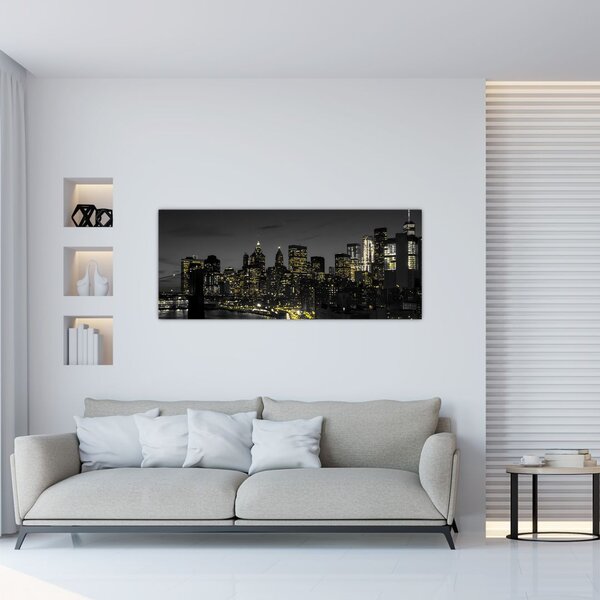Slika noćne metropole (120x50 cm)