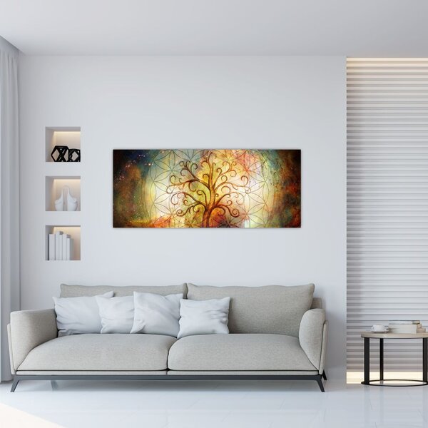 Apstraktna slika stabla (120x50 cm)