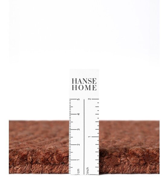 Ciglasti ručno rađen vunen okrugao tepih ø 120 cm Calmio – Hanse Home