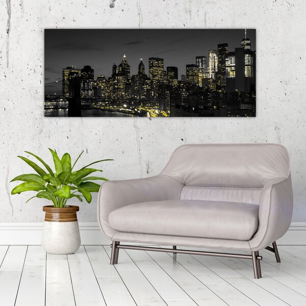Slika noćne metropole (120x50 cm)