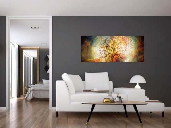 Apstraktna slika stabla (120x50 cm)