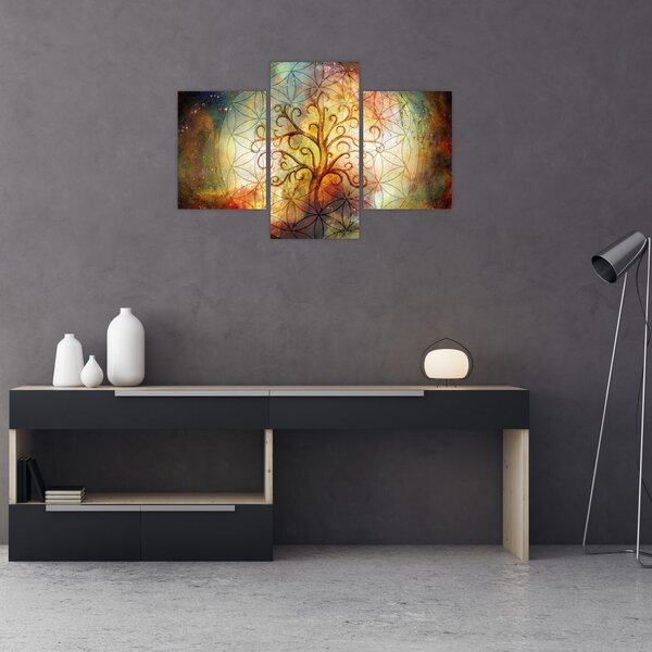Apstraktna slika stabla (90x60 cm)