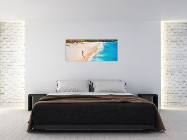 Slikanje - Trčanje na plaži (120x50 cm)
