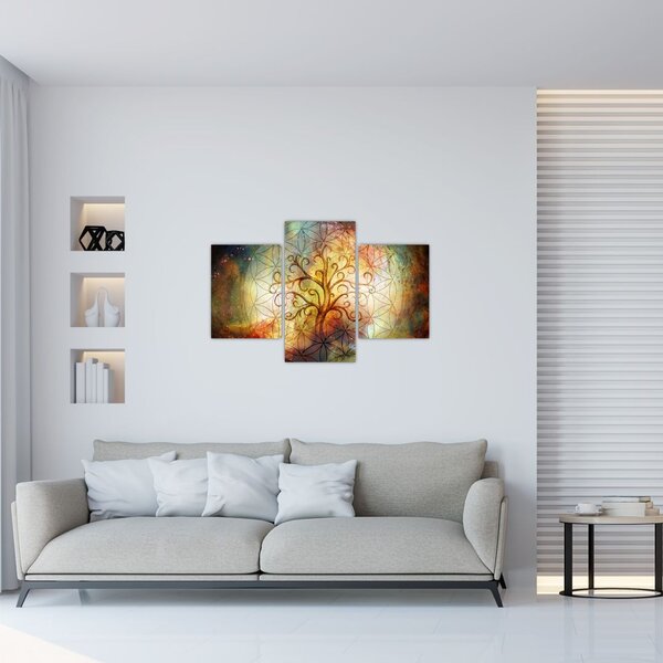 Apstraktna slika stabla (90x60 cm)