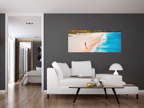 Slikanje - Trčanje na plaži (120x50 cm)