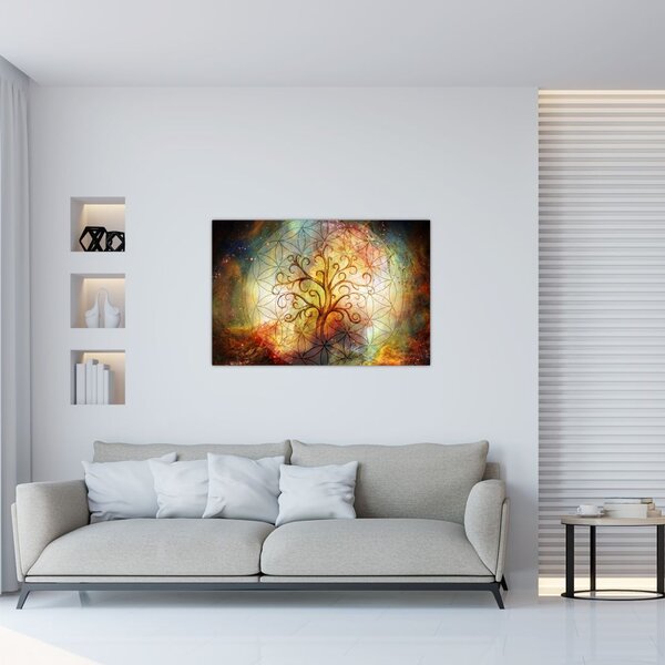 Apstraktna slika stabla (90x60 cm)