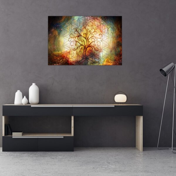 Apstraktna slika stabla (90x60 cm)