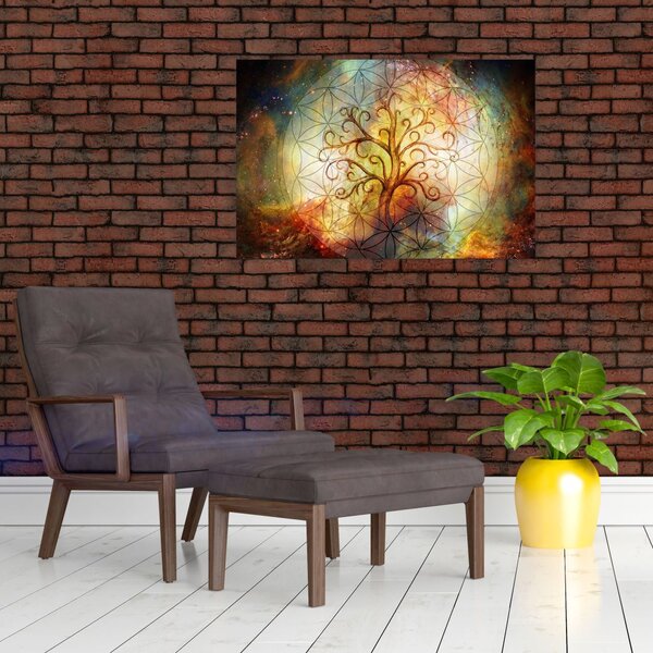 Apstraktna slika stabla (90x60 cm)