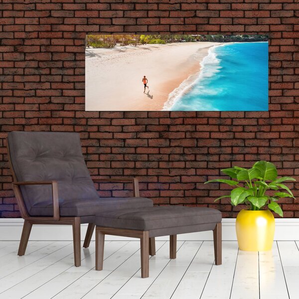 Slikanje - Trčanje na plaži (120x50 cm)