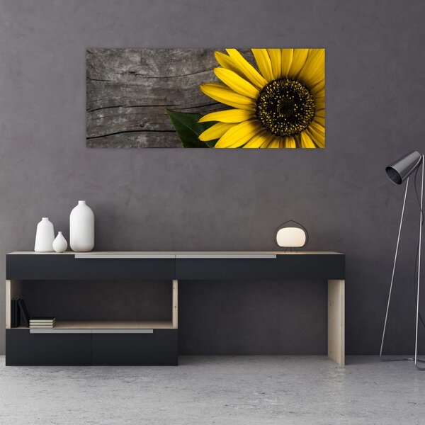 Slika - Cvijet suncokreta (120x50 cm)