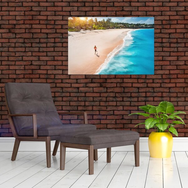 Slikanje - Trčanje na plaži (90x60 cm)
