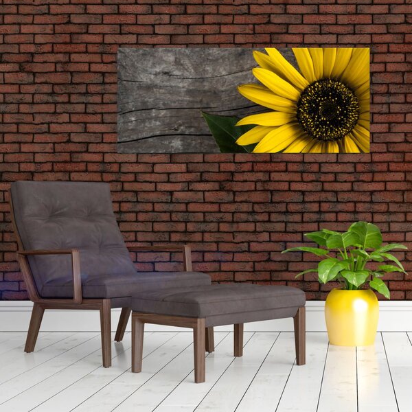Slika - Cvijet suncokreta (120x50 cm)
