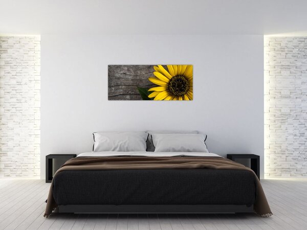 Slika - Cvijet suncokreta (120x50 cm)