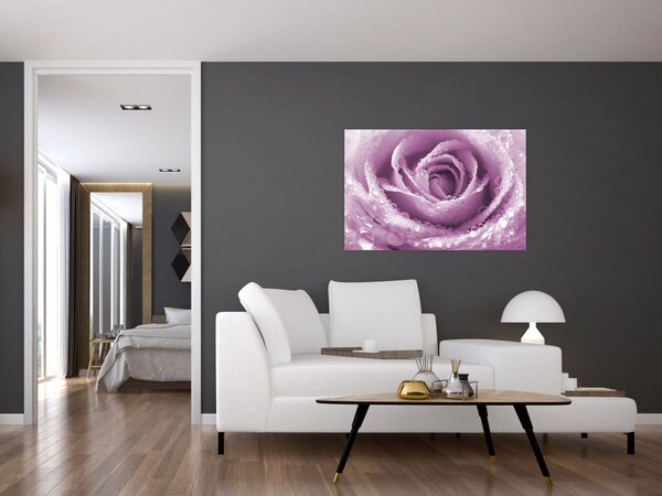 Slika detalja cvijeta ruže (90x60 cm)