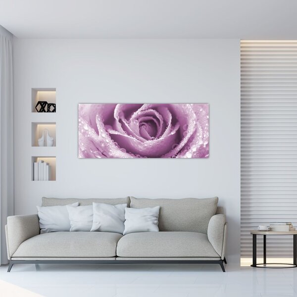 Slika detalja cvijeta ruže (120x50 cm)