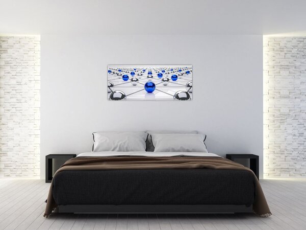 Slika povezanih kugli (120x50 cm)