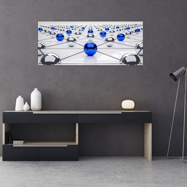 Slika povezanih kugli (120x50 cm)