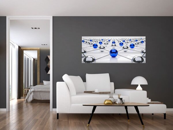 Slika povezanih kugli (120x50 cm)