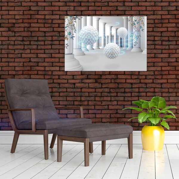 Apstraktna slika u antičkom stilu (90x60 cm)