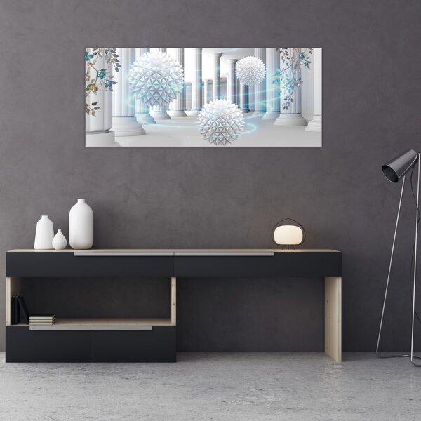 Apstraktna slika u antičkom stilu (120x50 cm)