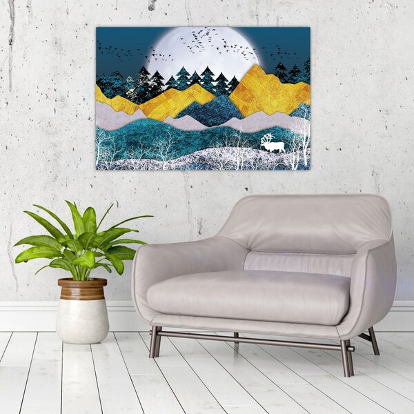 Slika - Polarni krajolik (90x60 cm)