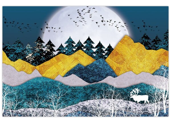 Slika - Polarni krajolik (90x60 cm)