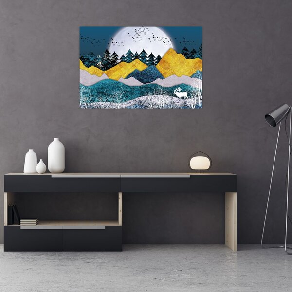 Slika - Polarni krajolik (90x60 cm)