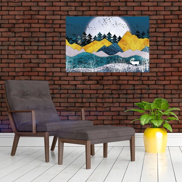 Slika - Polarni krajolik (90x60 cm)