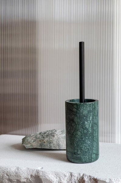 Tamno zelena mramorna WC četka Marble – Mette Ditmer Denmark
