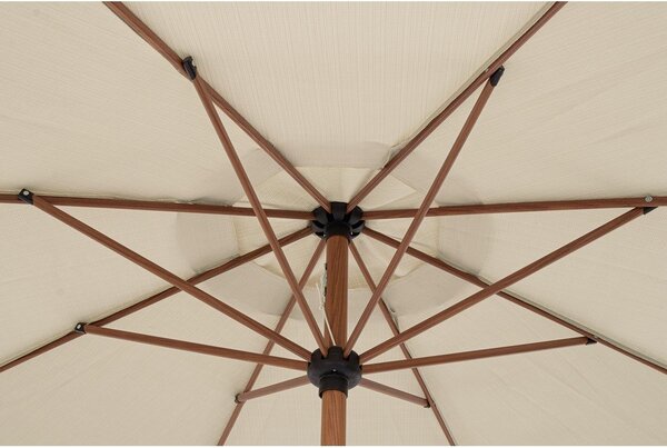 Bež suncobran ø 300 cm Palinuro – Bizzotto