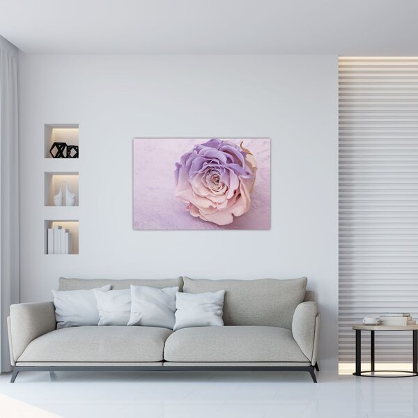Slika detalja cvijeta ruže (90x60 cm)