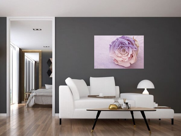 Slika detalja cvijeta ruže (90x60 cm)