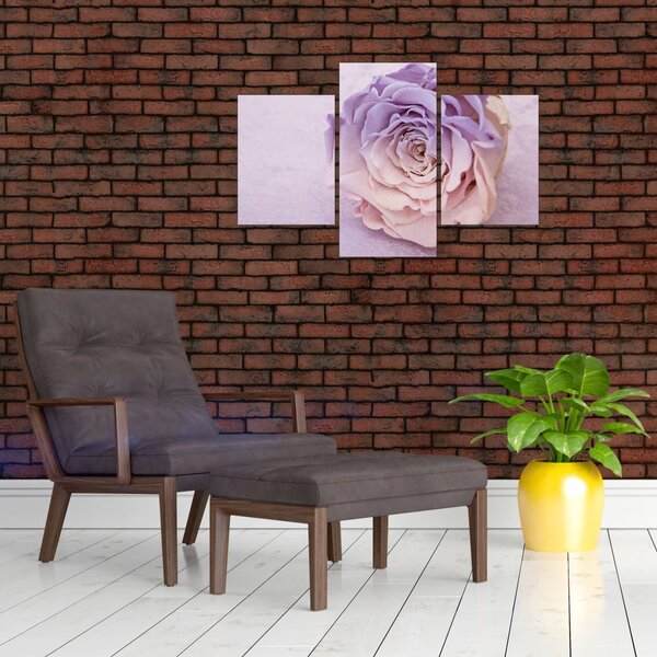 Slika detalja cvijeta ruže (90x60 cm)
