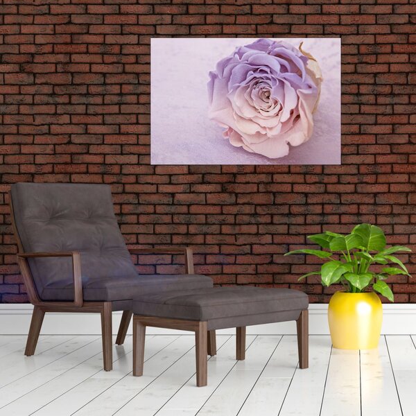 Slika detalja cvijeta ruže (90x60 cm)