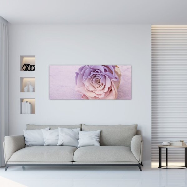 Slika detalja cvijeta ruže (120x50 cm)