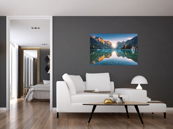 Slika - Gorsko jezero (90x60 cm)
