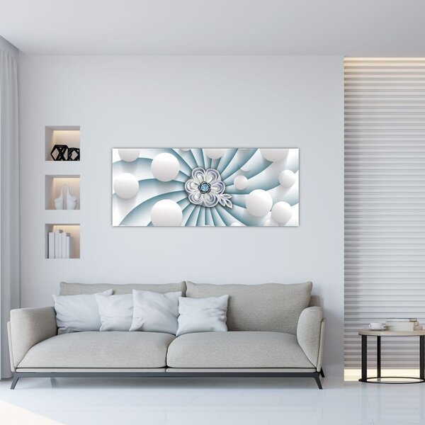 Slika umjetničke apstrakcije (120x50 cm)