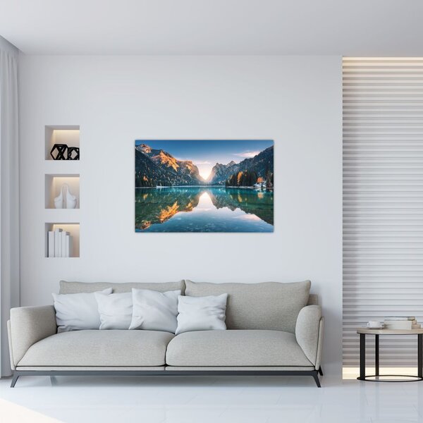 Slika - Gorsko jezero (90x60 cm)