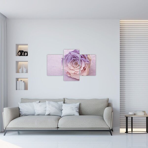 Slika detalja cvijeta ruže (90x60 cm)