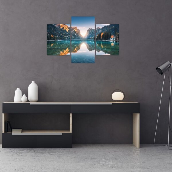 Slika - Gorsko jezero (90x60 cm)