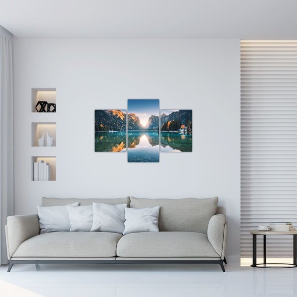 Slika - Gorsko jezero (90x60 cm)