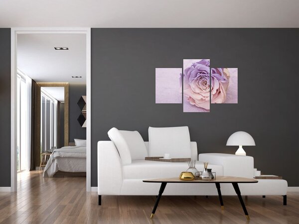 Slika detalja cvijeta ruže (90x60 cm)